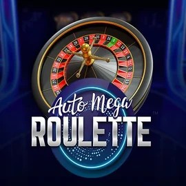 Auto Mega Roulette online game logo by Pragmatic Play on coin-nl.com