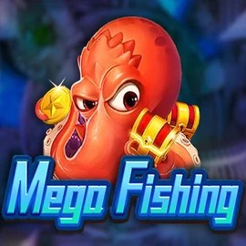 Mega Fishing slot logo by TaDa Gaming at Coin Casino